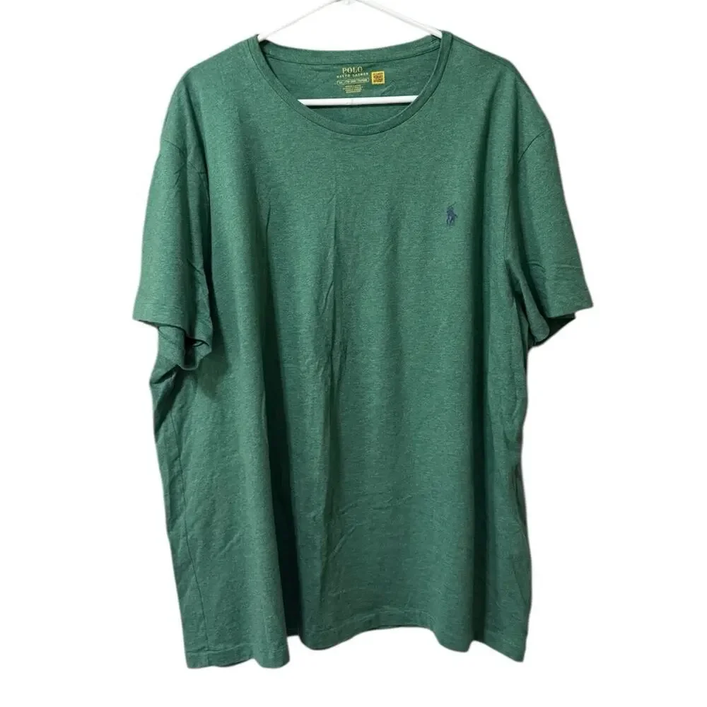 Polo Ralph Lauren Standard Fit Jersey Crewneck‎ T-shirt Men’s Size XXL Green